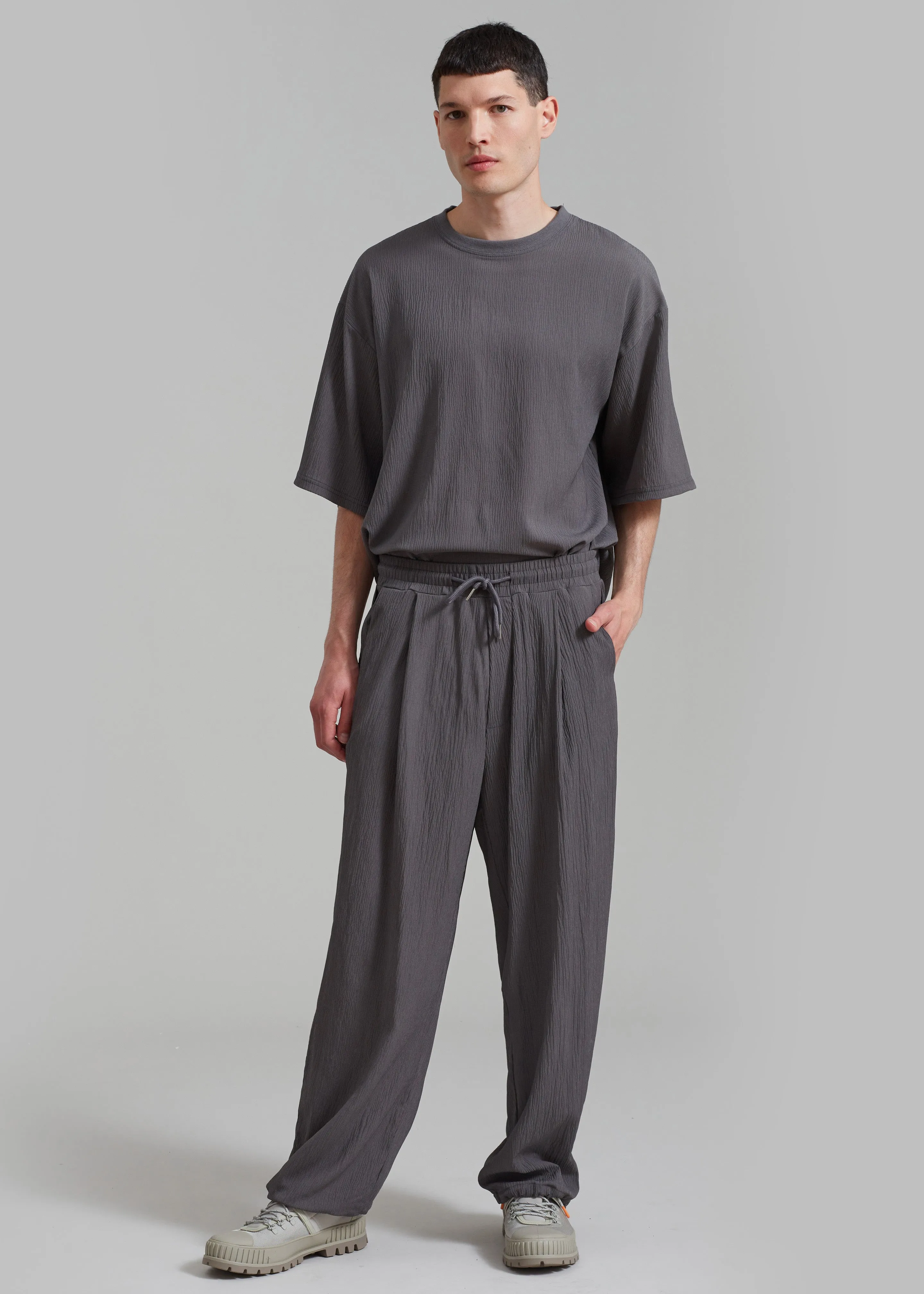 Eliott Crinkle Pants - Charcoal sold by Frankie Shop product image thumbnail 4