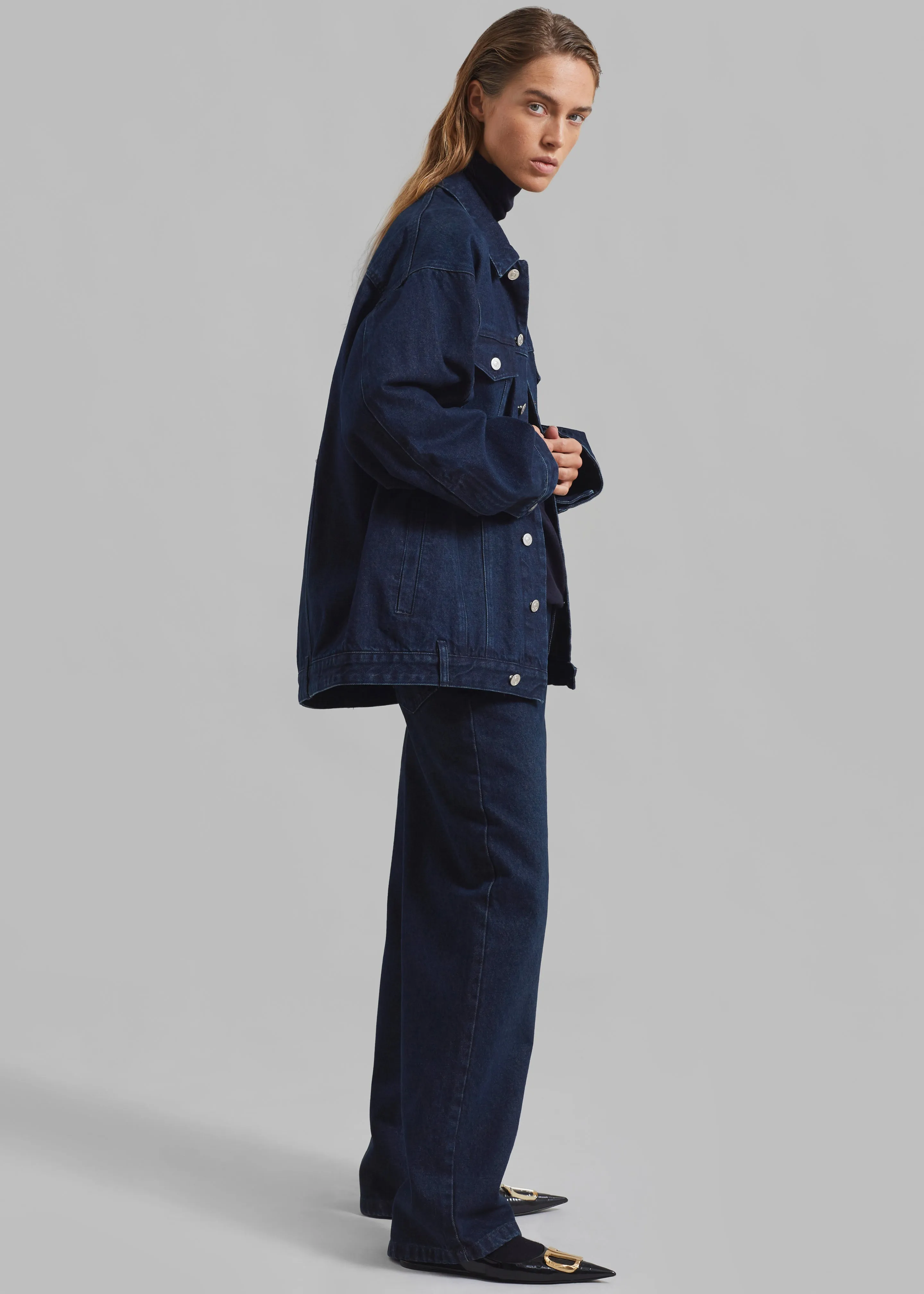 William Denim Jacket - Dark Wash sold by Frankie Shop product image thumbnail 2