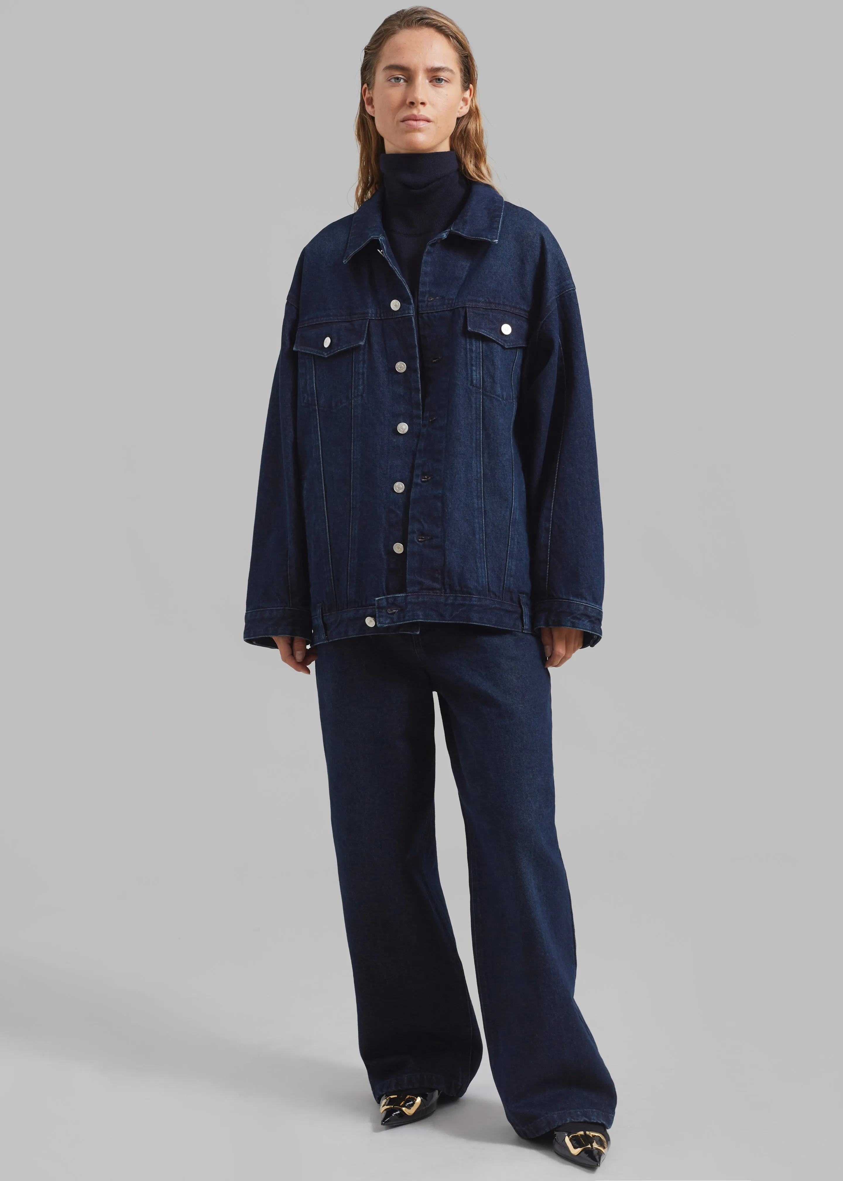 William Denim Jacket - Dark Wash sold by Frankie Shop product image thumbnail 4