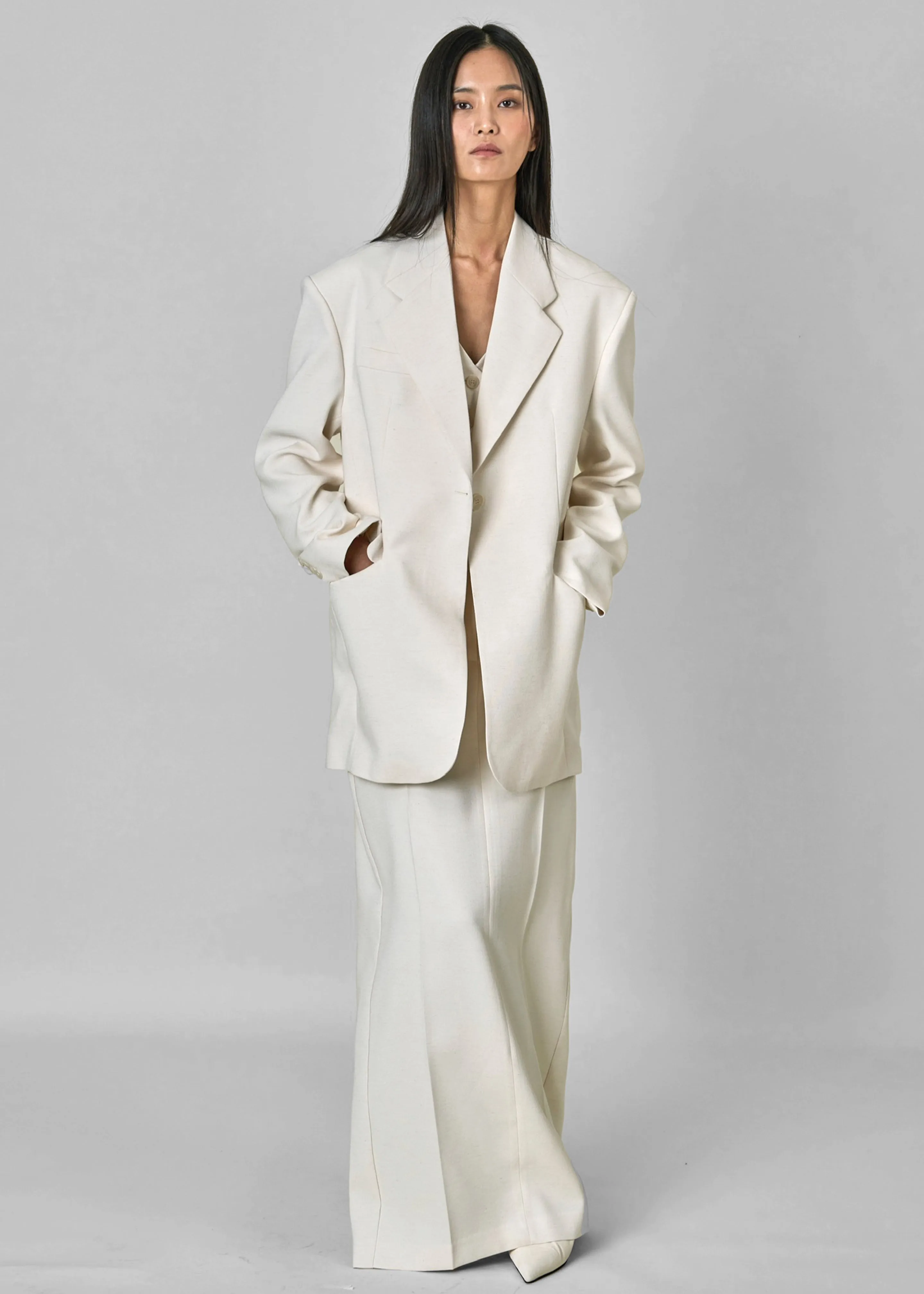 Indio Blazer - Off White sold by Frankie Shop product image thumbnail 2