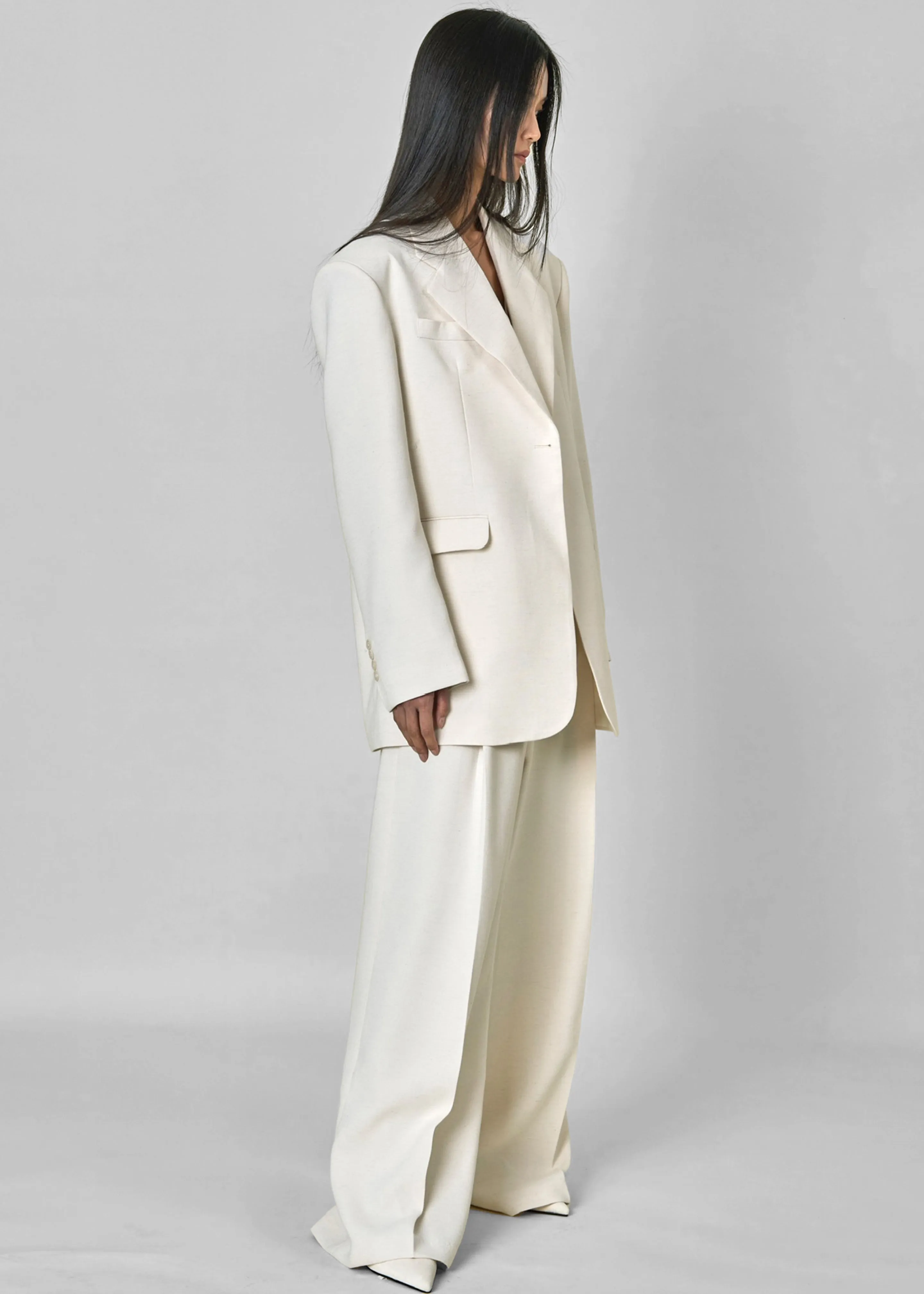 Indio Blazer - Off White sold by Frankie Shop product image thumbnail 4