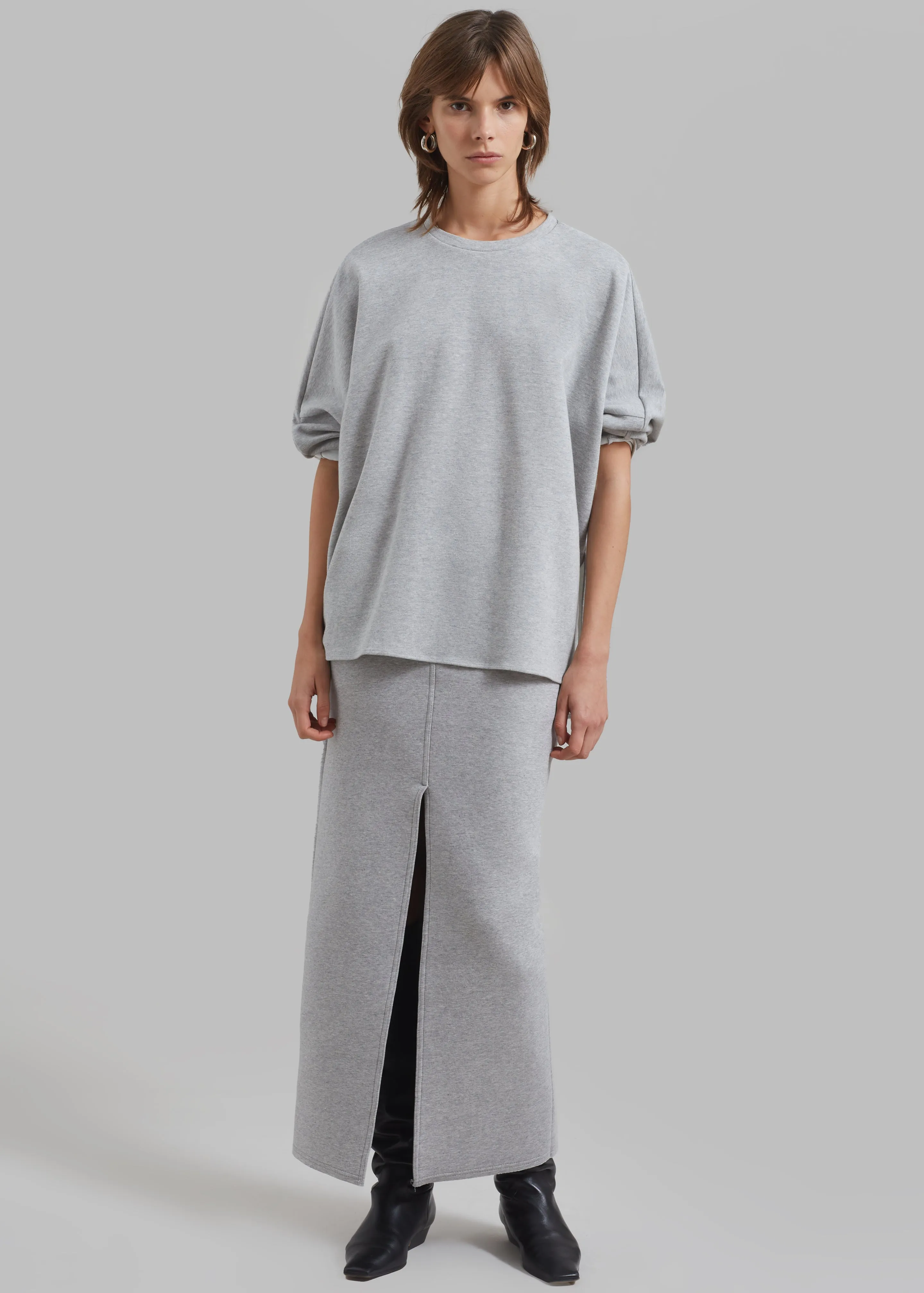 Dana Midi Skirt - Grey sold by Frankie Shop product image thumbnail 2