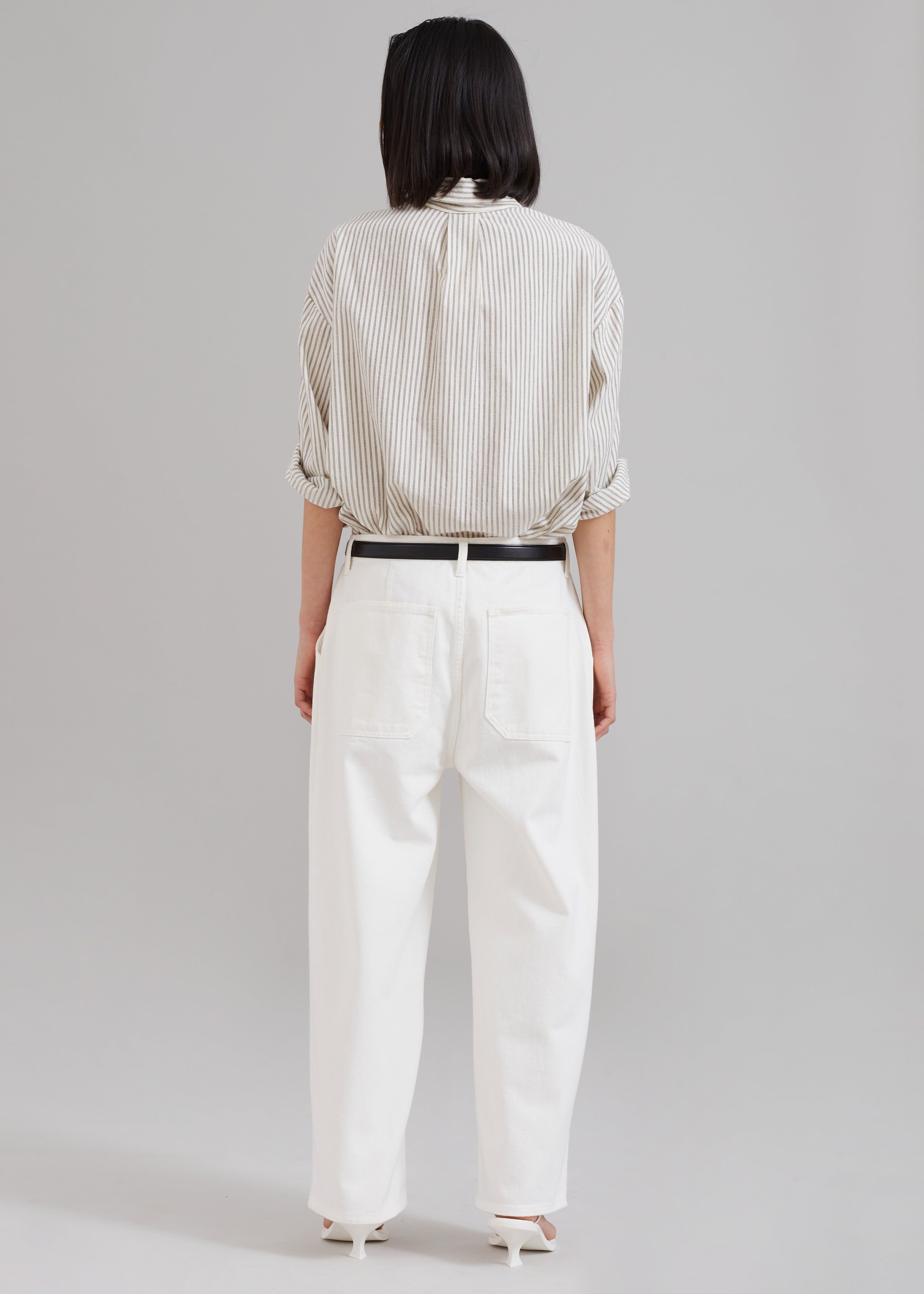 Madelen Shirt - Charcoal Stripe sold by Frankie Shop product image thumbnail 9