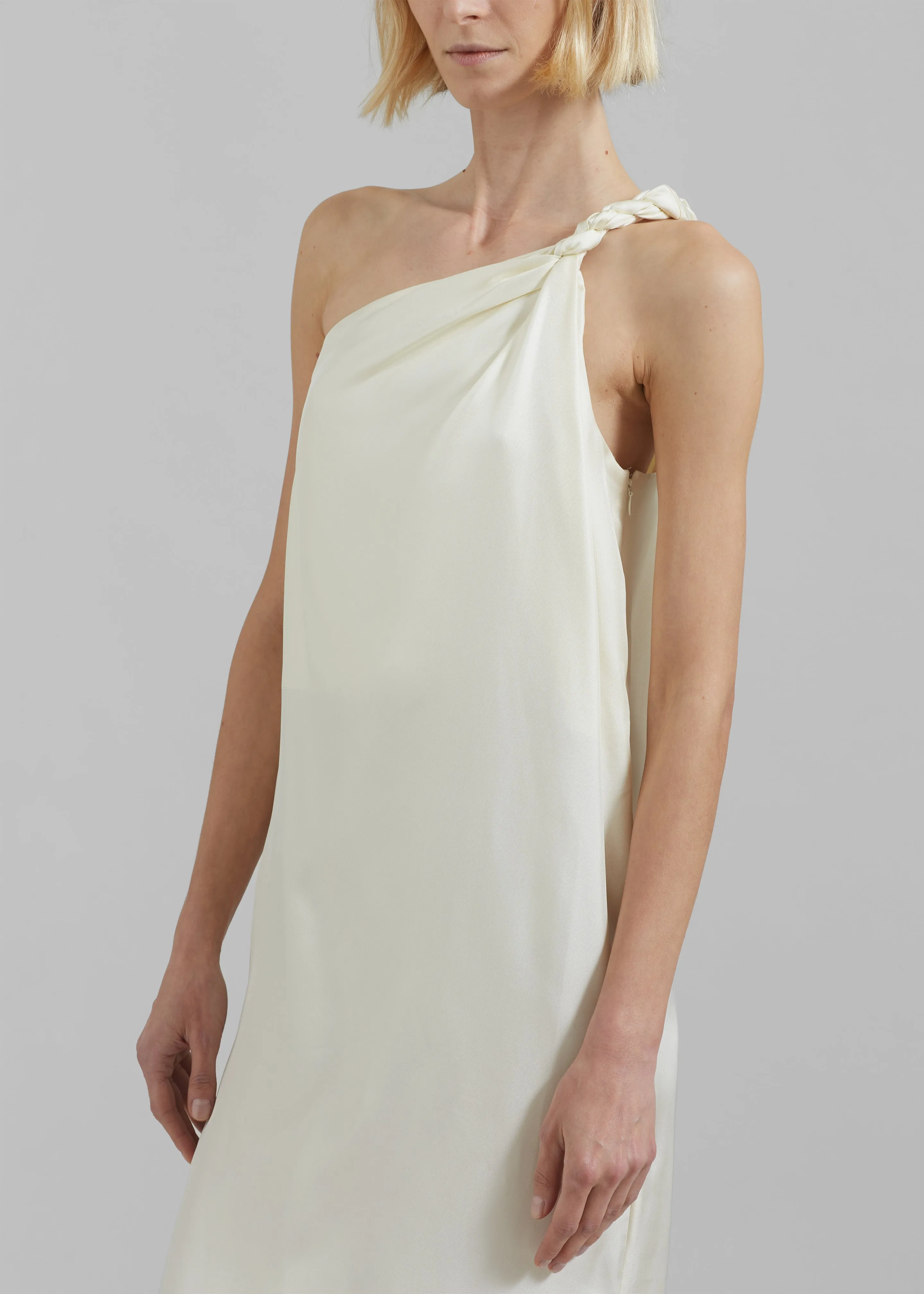 Loulou Studio Adela Dress - Soft Vanilla sold by Frankie Shop product image thumbnail 2