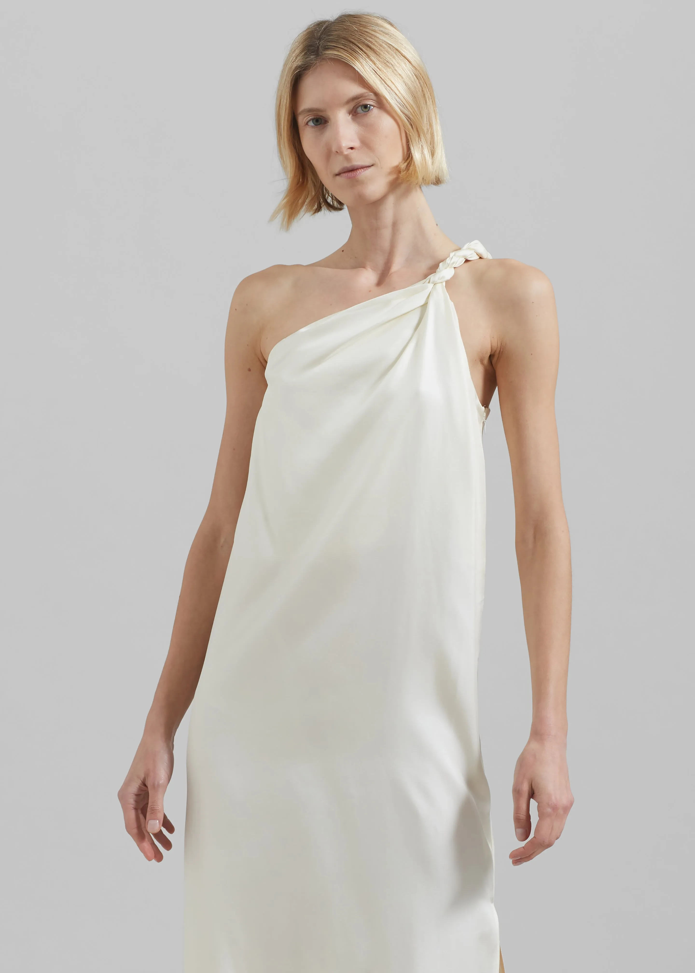 Loulou Studio Adela Dress - Soft Vanilla sold by Frankie Shop product image thumbnail 5