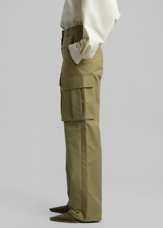 Gia Cargo Pants - Khaki sold by Frankie Shop