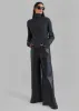 Kira Wide Pants - Black sold by Frankie Shop
