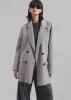 Renata Wool Blazer - Grey sold by Frankie Shop