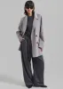 Renata Wool Blazer - Grey sold by Frankie Shop