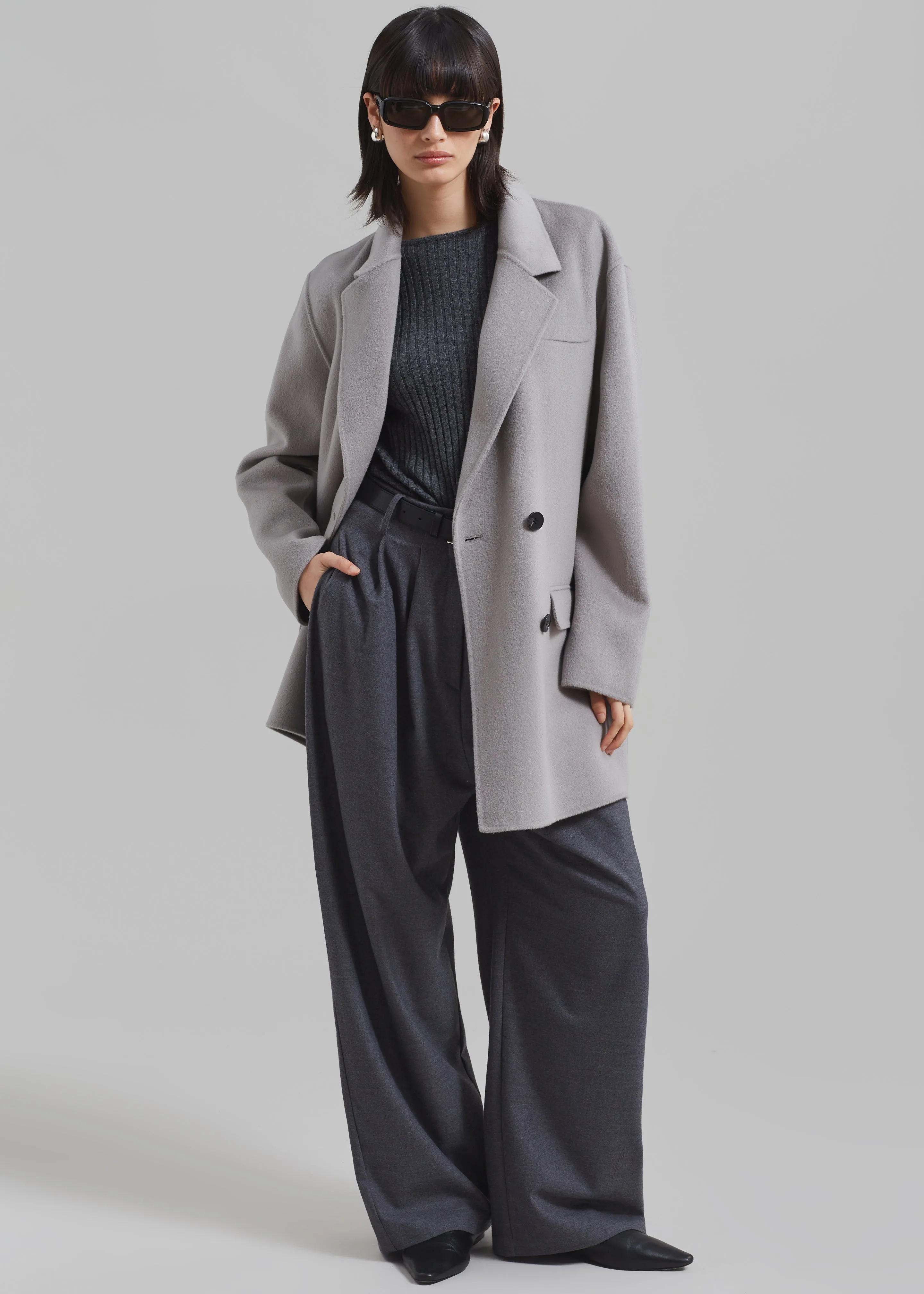 Renata Wool Blazer - Grey sold by Frankie Shop product image thumbnail 5