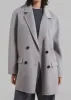 Renata Wool Blazer - Grey sold by Frankie Shop