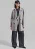 Renata Wool Blazer - Grey sold by Frankie Shop