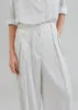 Tansy Satin Pants - White Pinstripe sold by Frankie Shop
