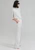 Tansy Satin Pants - White Pinstripe sold by Frankie Shop