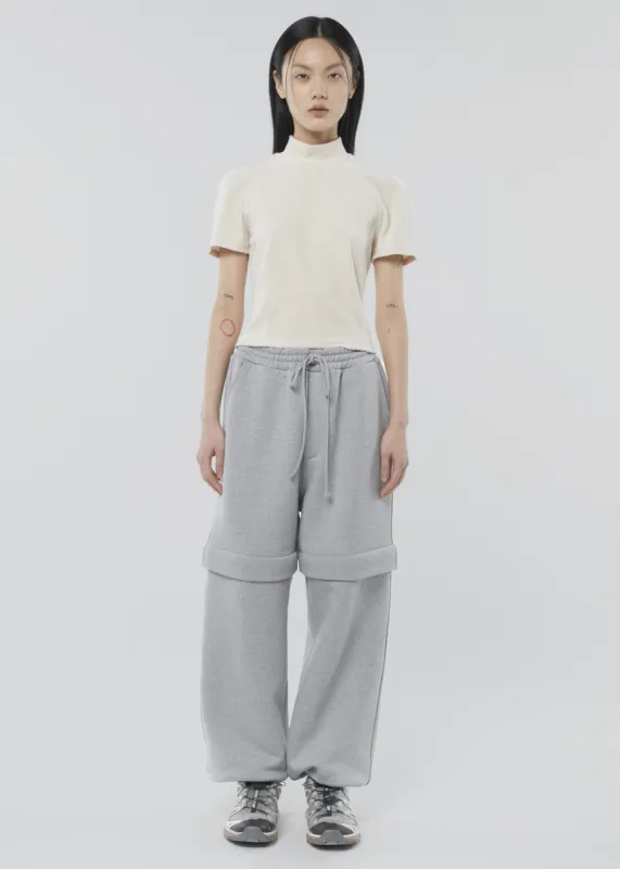 Amomento Detachable Sweatpants - Grey made by Frankie Shop