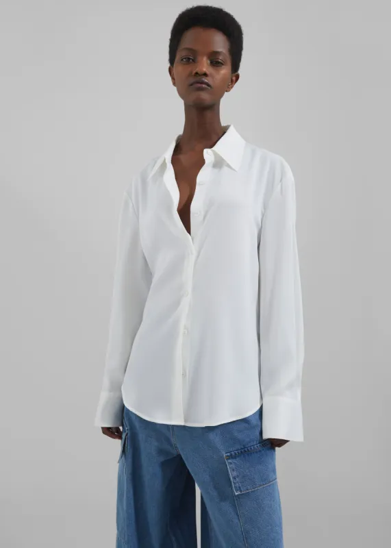 Daylin Button Up Shirt - Ivory sold by Frankie Shop