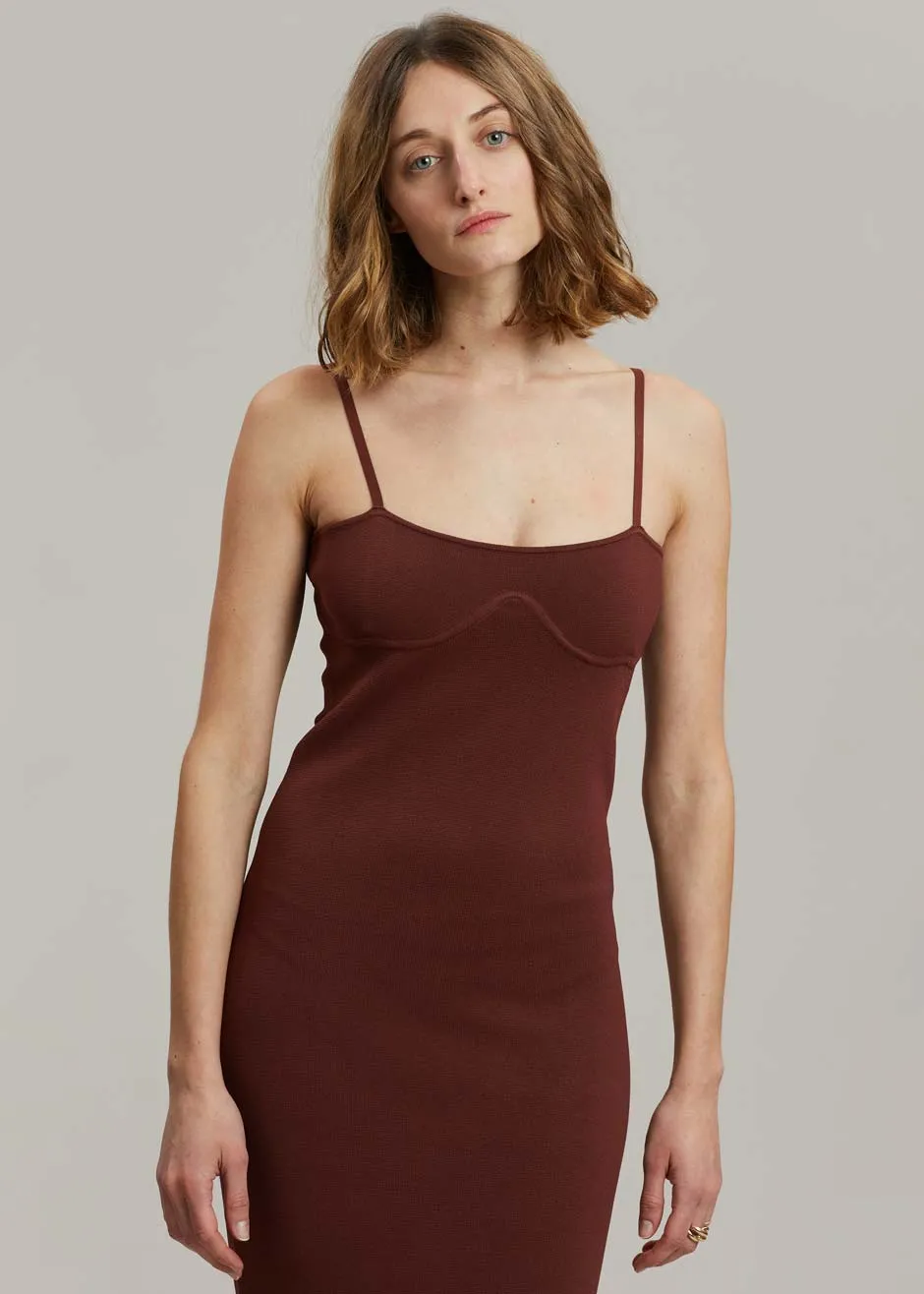 Nanushka Nyoka Knit Dress - Mahogany sold by Frankie Shop product image thumbnail 2