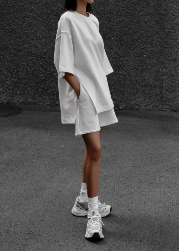 Memphis Fleece Set - White sold by Frankie Shop