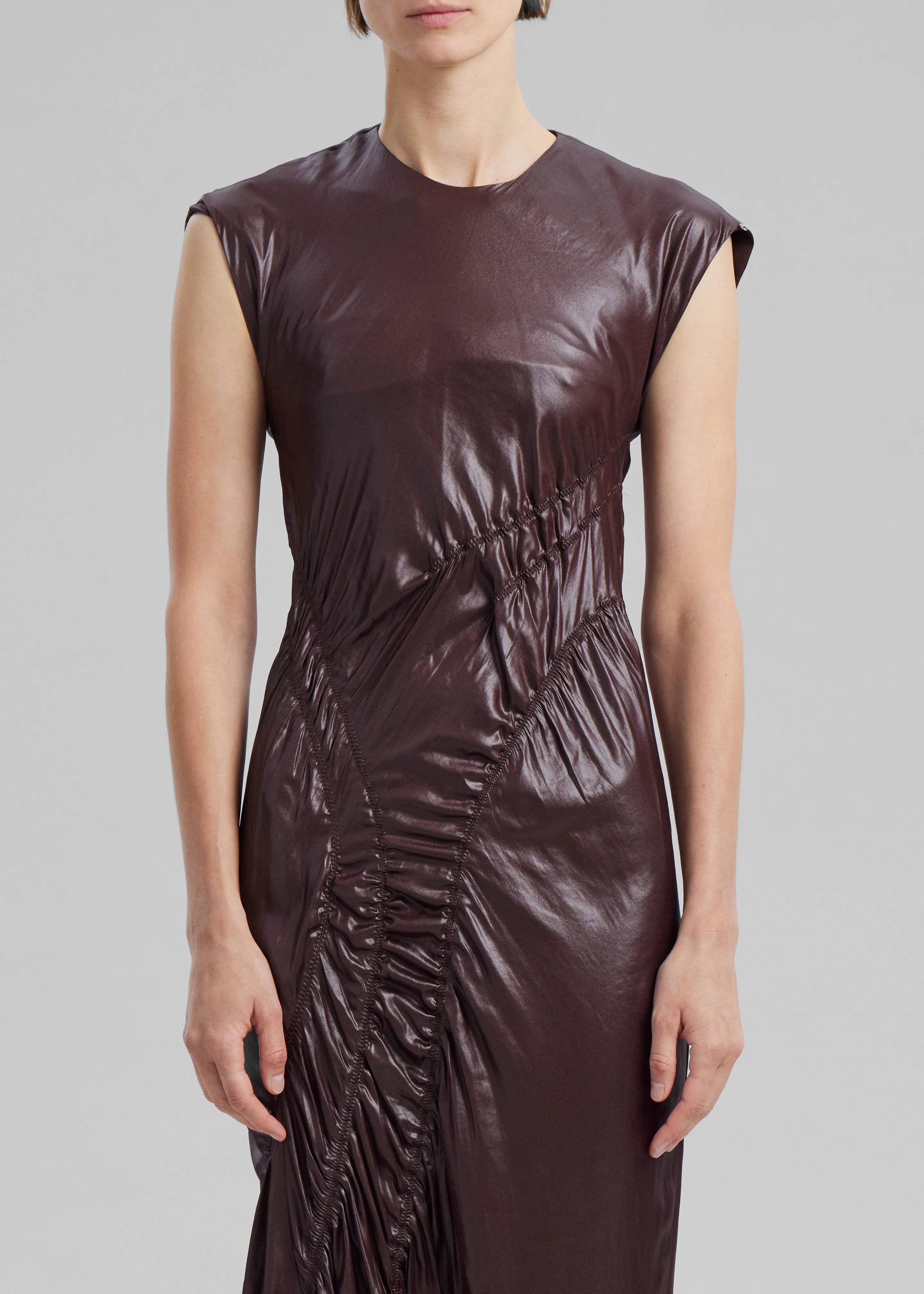 Sportmax Guelfo Dress - Dark Brown sold by Frankie Shop product image thumbnail 4
