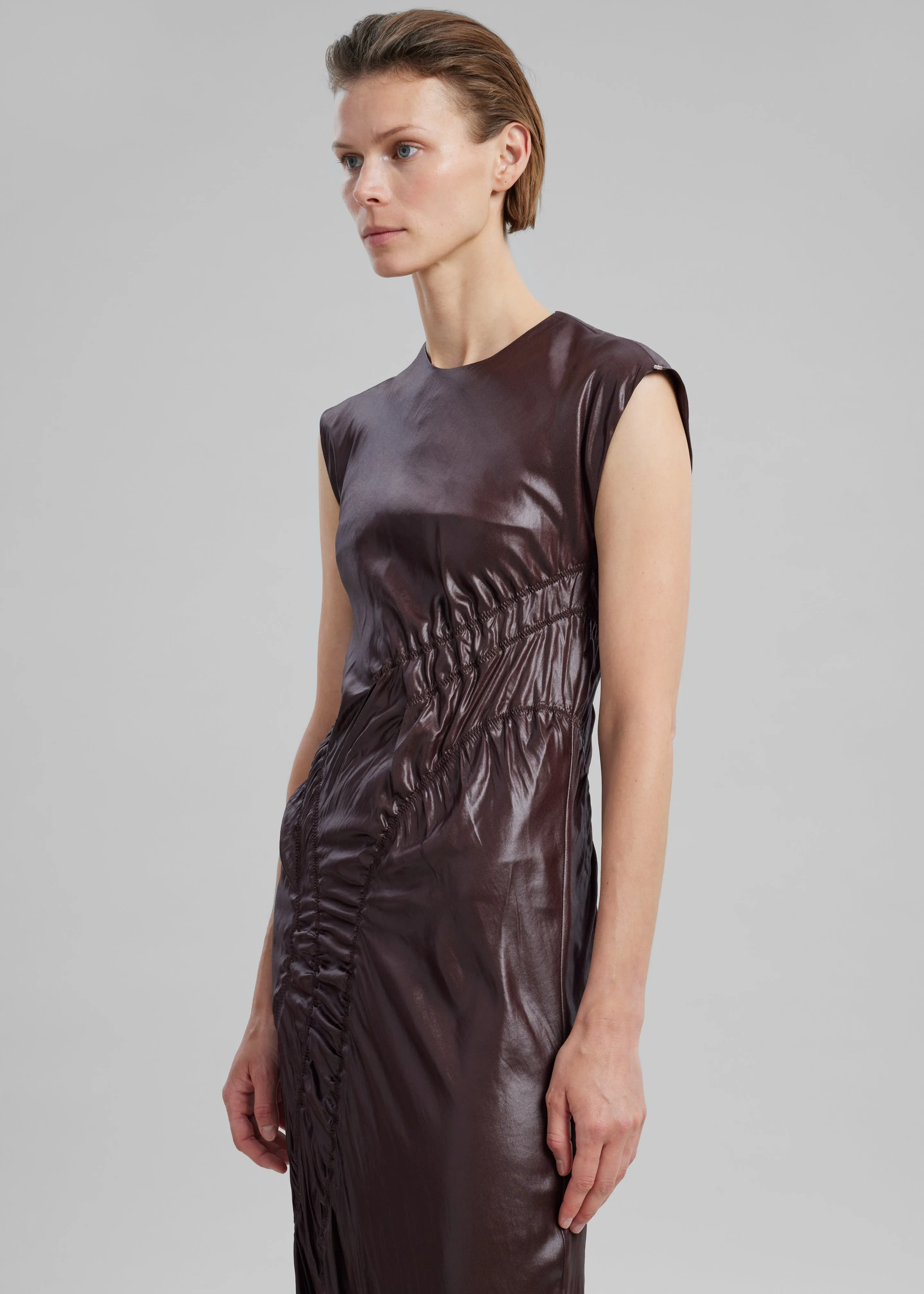 Sportmax Guelfo Dress - Dark Brown sold by Frankie Shop product image thumbnail 2