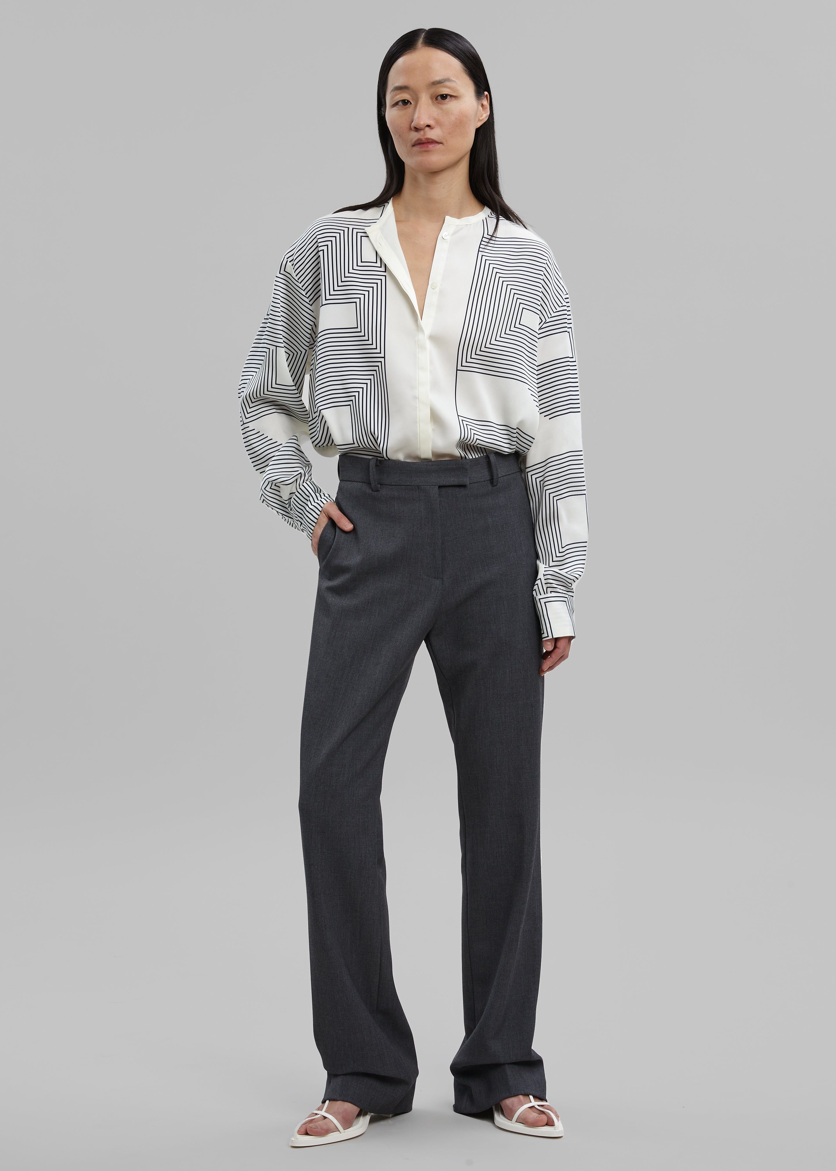 Low Classic Wrap Print Shirt - Print sold by Frankie Shop product image thumbnail 3