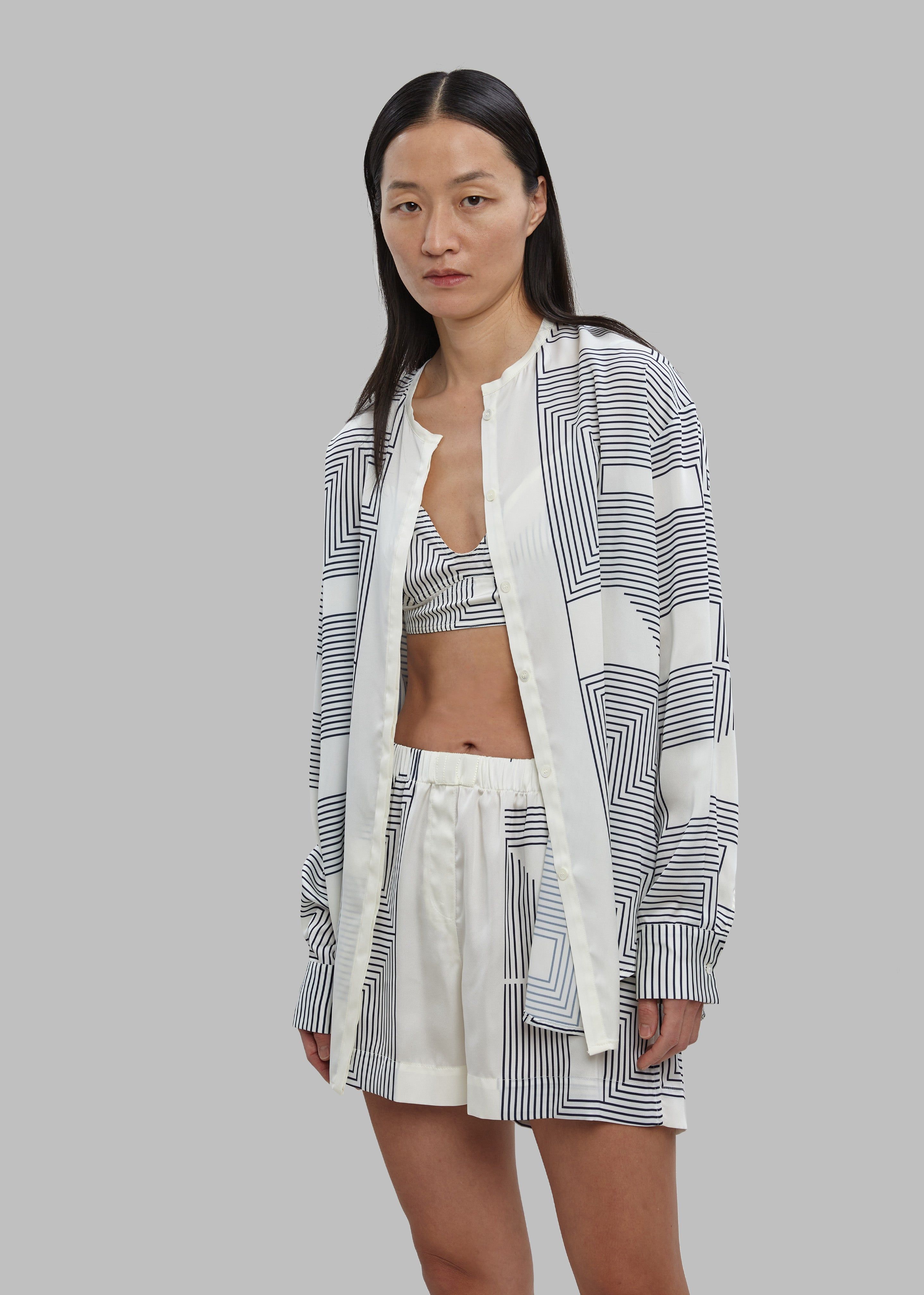 Low Classic Wrap Print Shirt - Print sold by Frankie Shop product image thumbnail 8