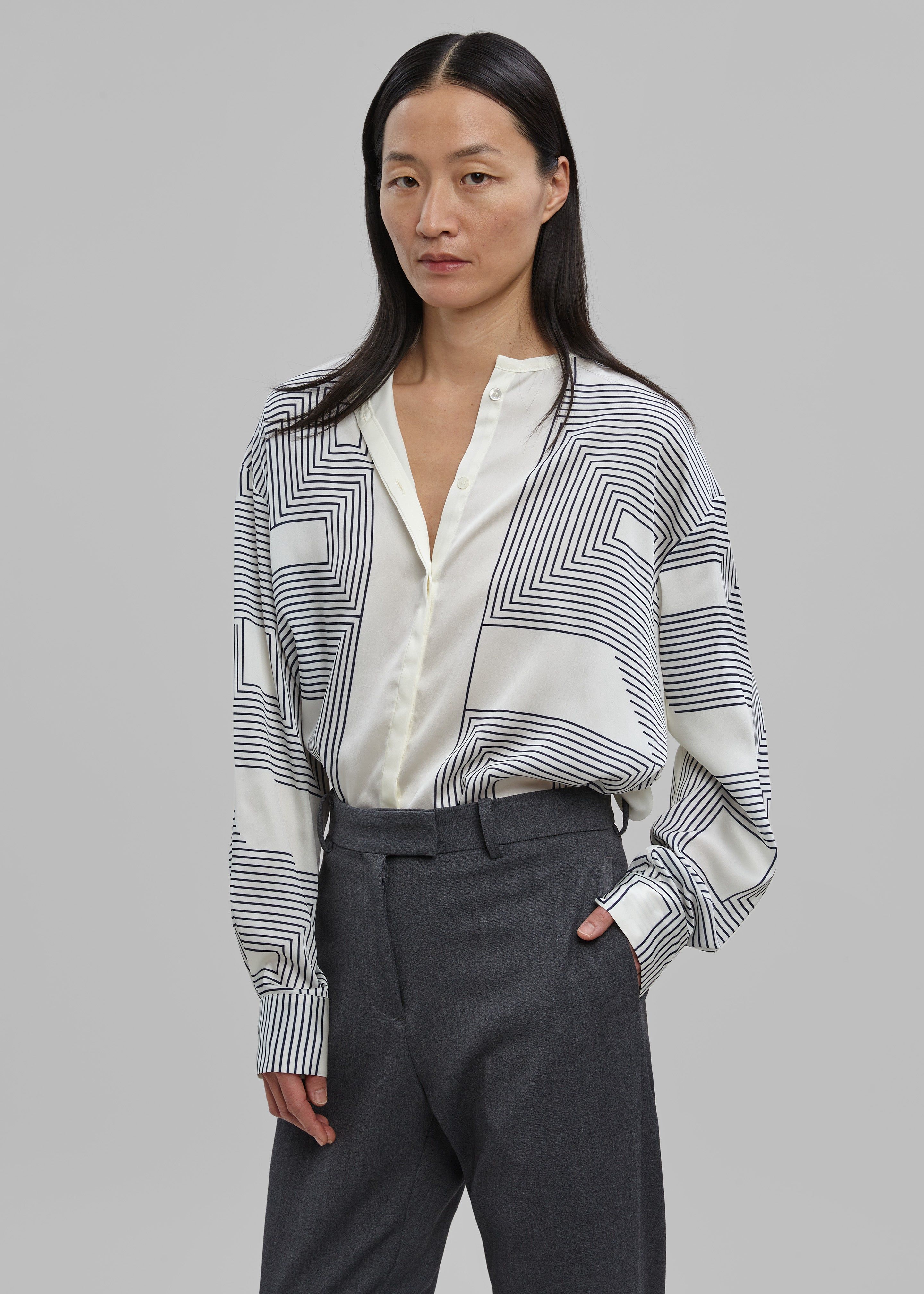 Low Classic Wrap Print Shirt - Print sold by Frankie Shop