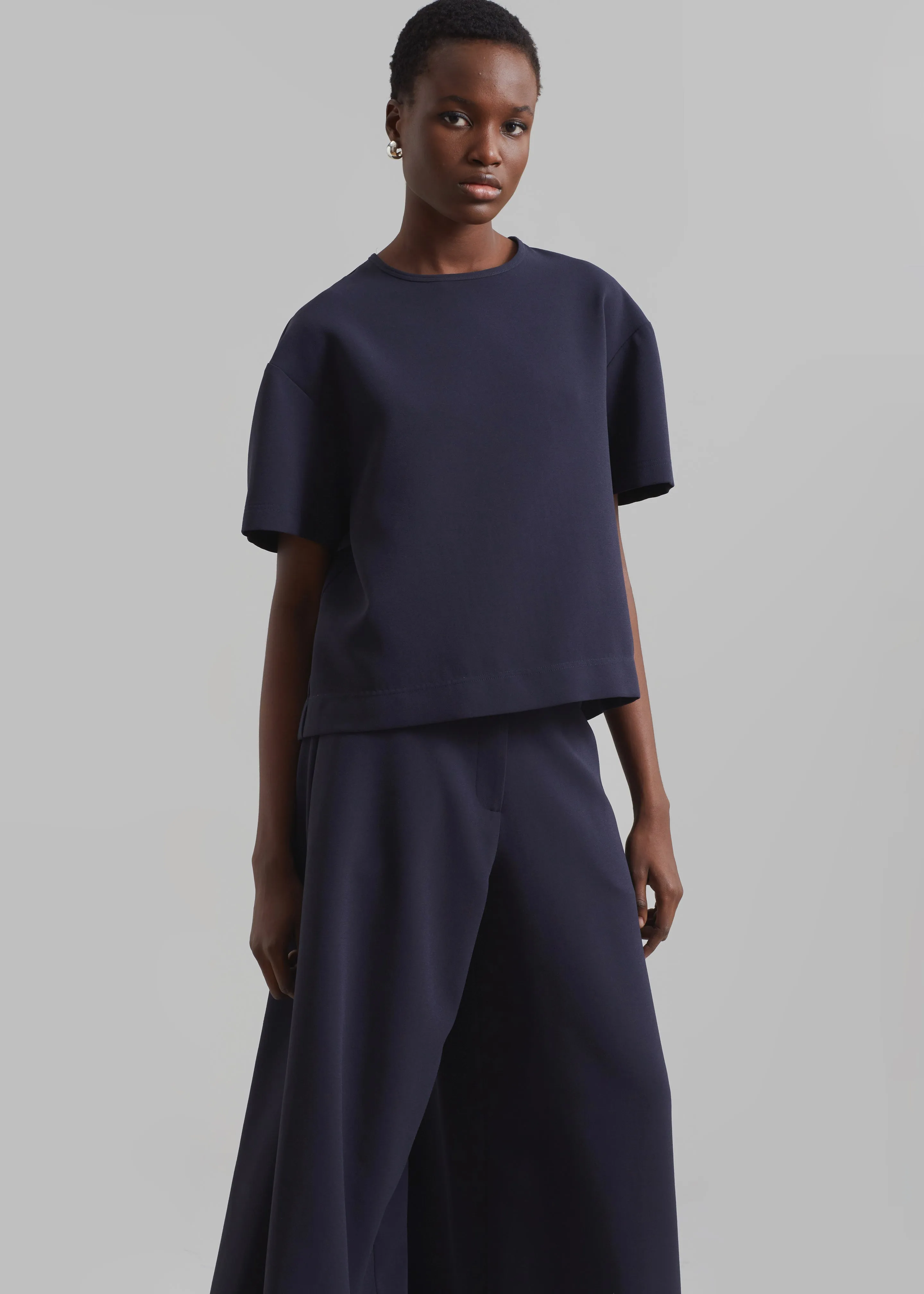 Sierra Tee - Navy sold by Frankie Shop