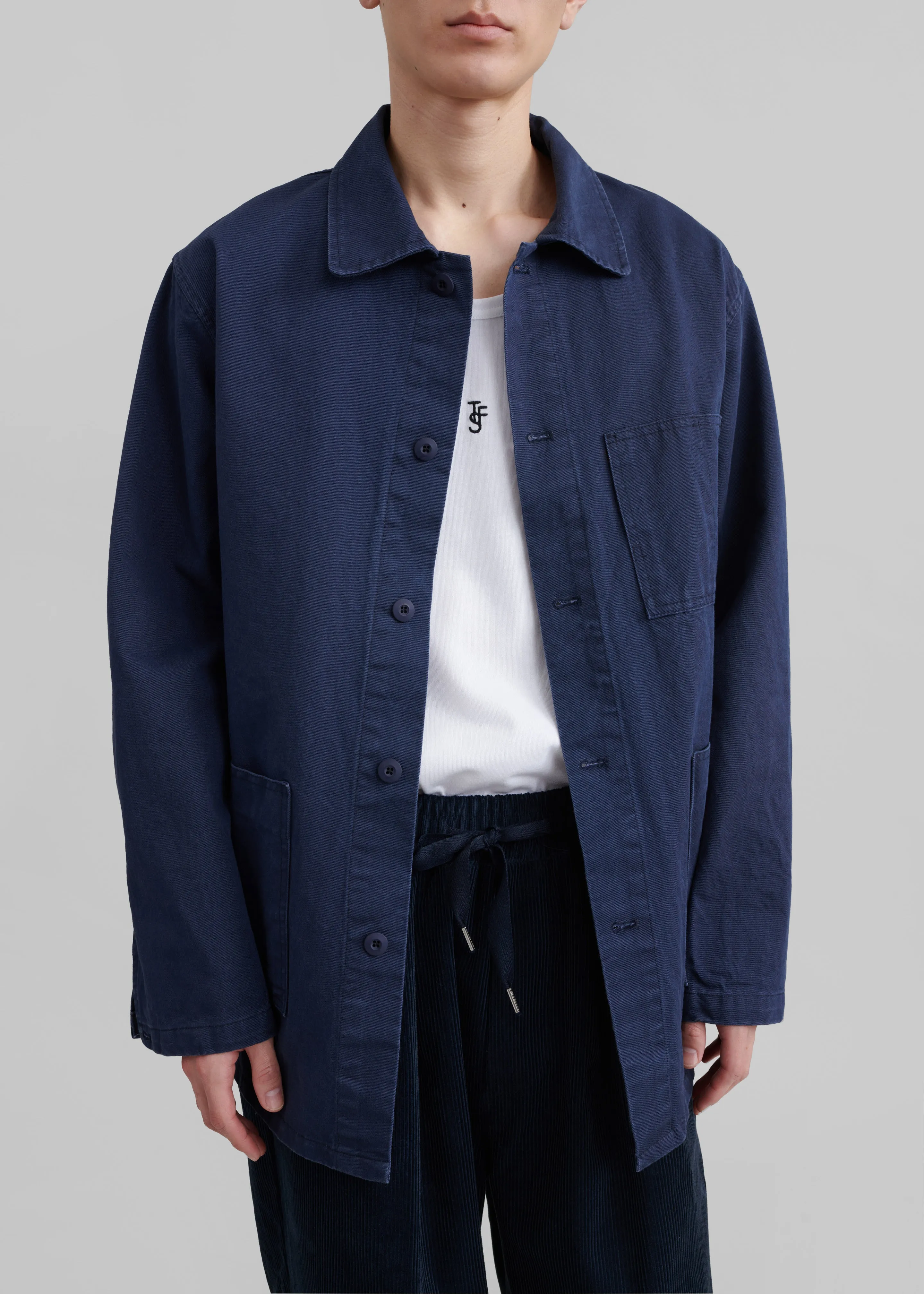 Julien Utility Jacket - Navy sold by Frankie Shop product image thumbnail 3