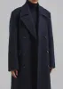 Jeremiah Wool Coat - Navy sold by Frankie Shop