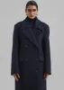 Jeremiah Wool Coat - Navy sold by Frankie Shop