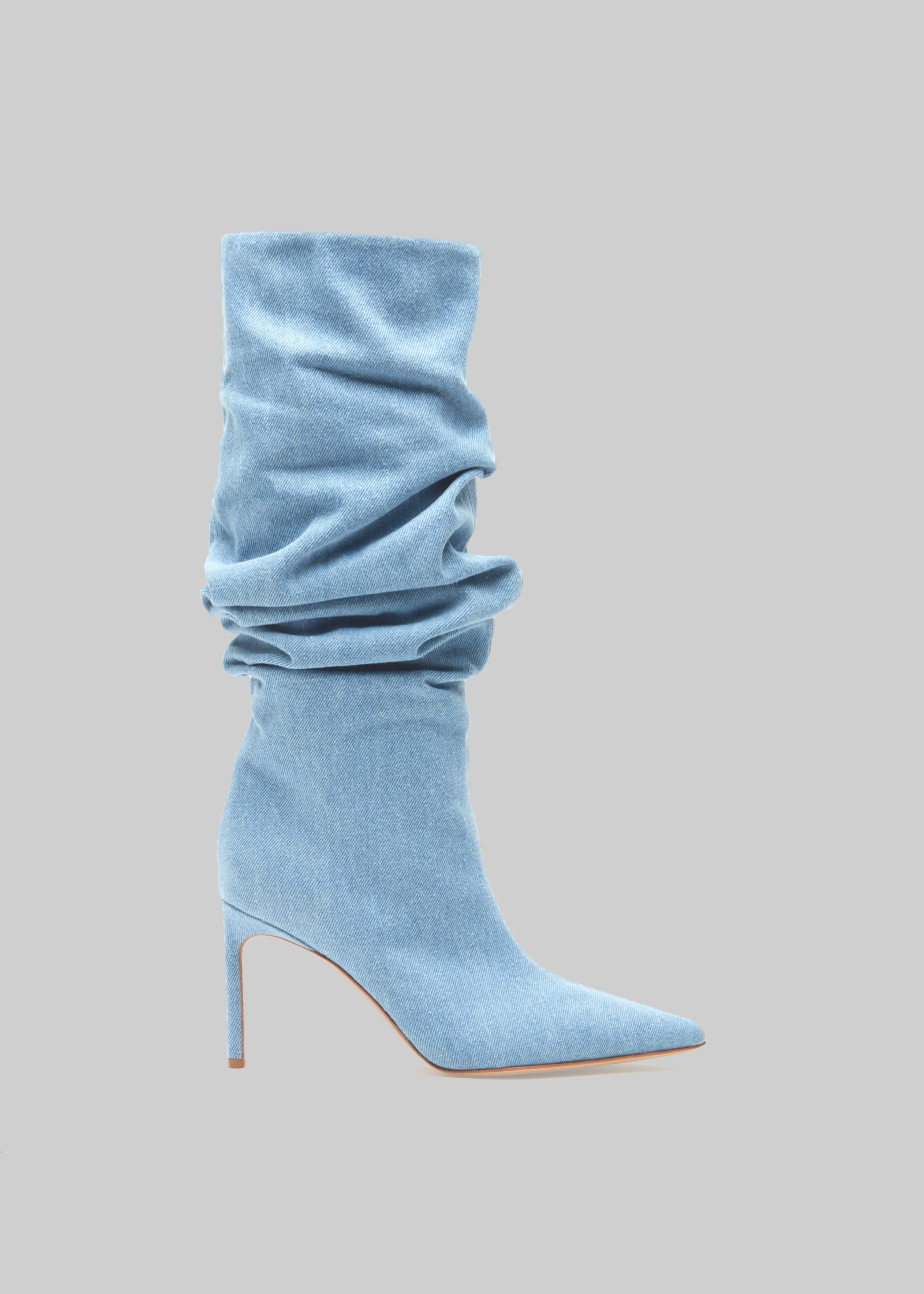 Bettina Vermillon Tiphany Boots - Denim sold by Frankie Shop