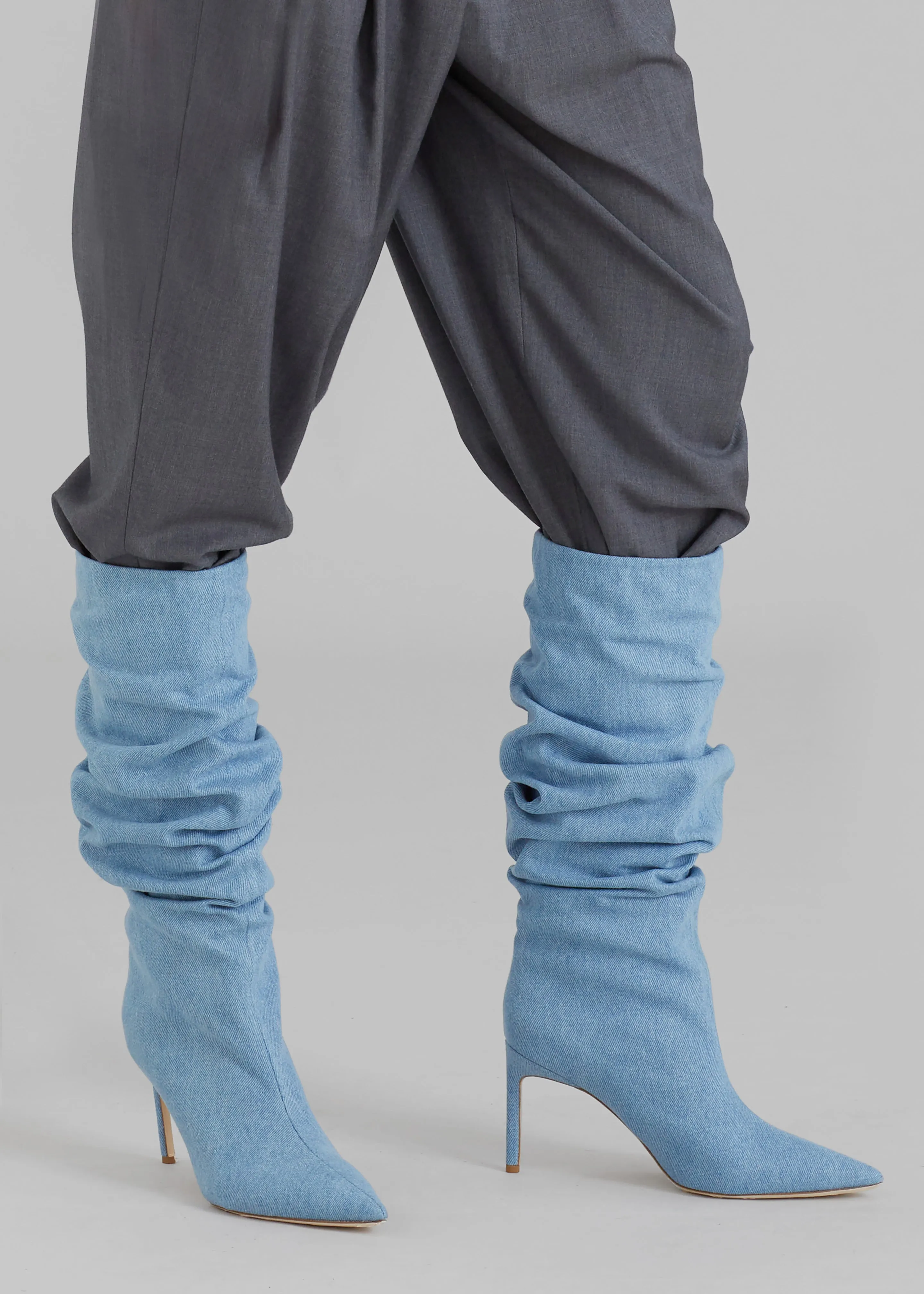 Bettina Vermillon Tiphany Boots - Denim sold by Frankie Shop product image thumbnail 2