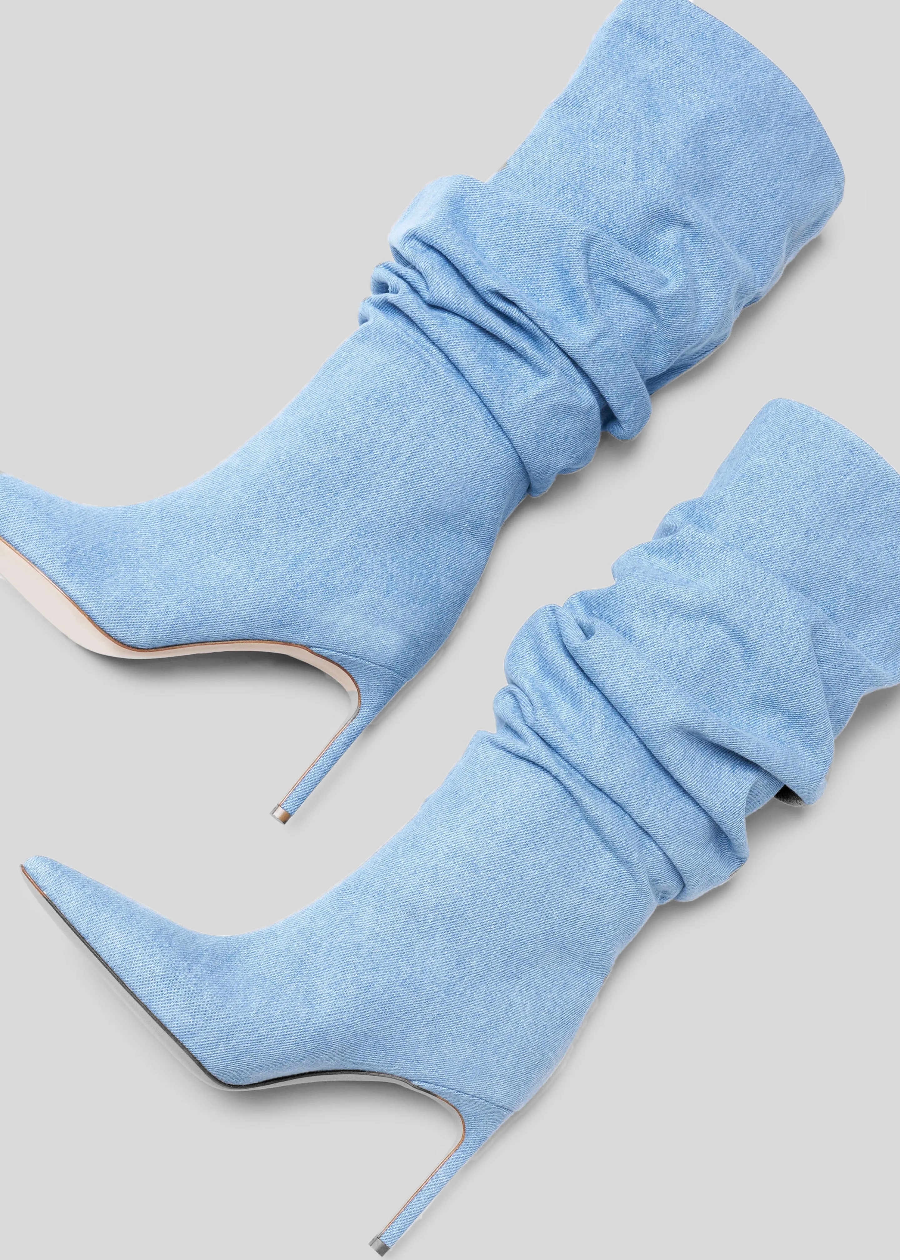 Bettina Vermillon Tiphany Boots - Denim sold by Frankie Shop product image thumbnail 4