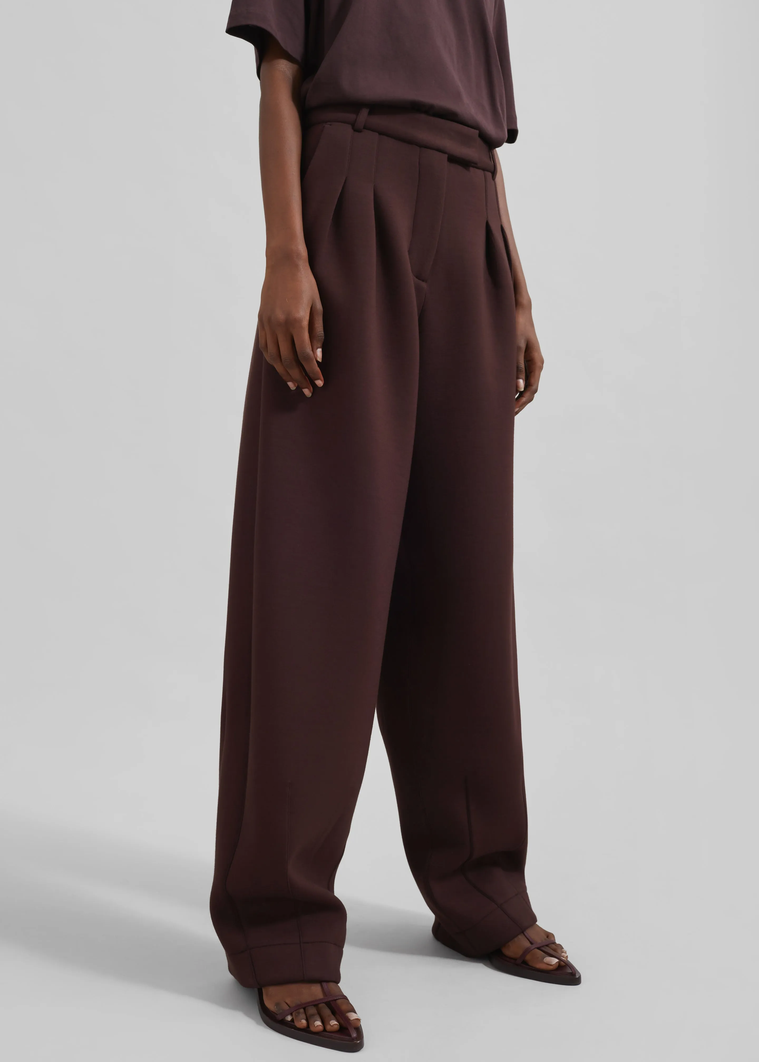 Remain Soft Cocoon Pants - Chocolate Plum sold by Frankie Shop product image thumbnail 5