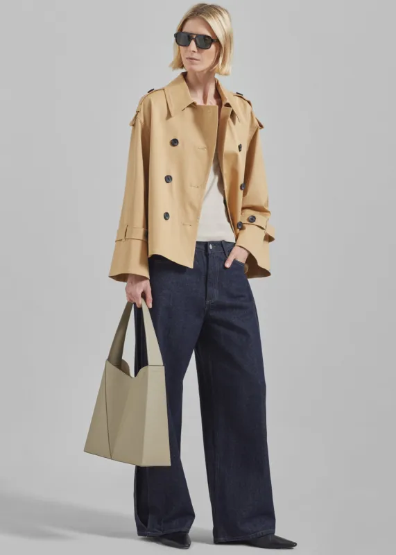 By Malene Birger Alisandra Trench Jacket - Sand Beige sold by Frankie Shop