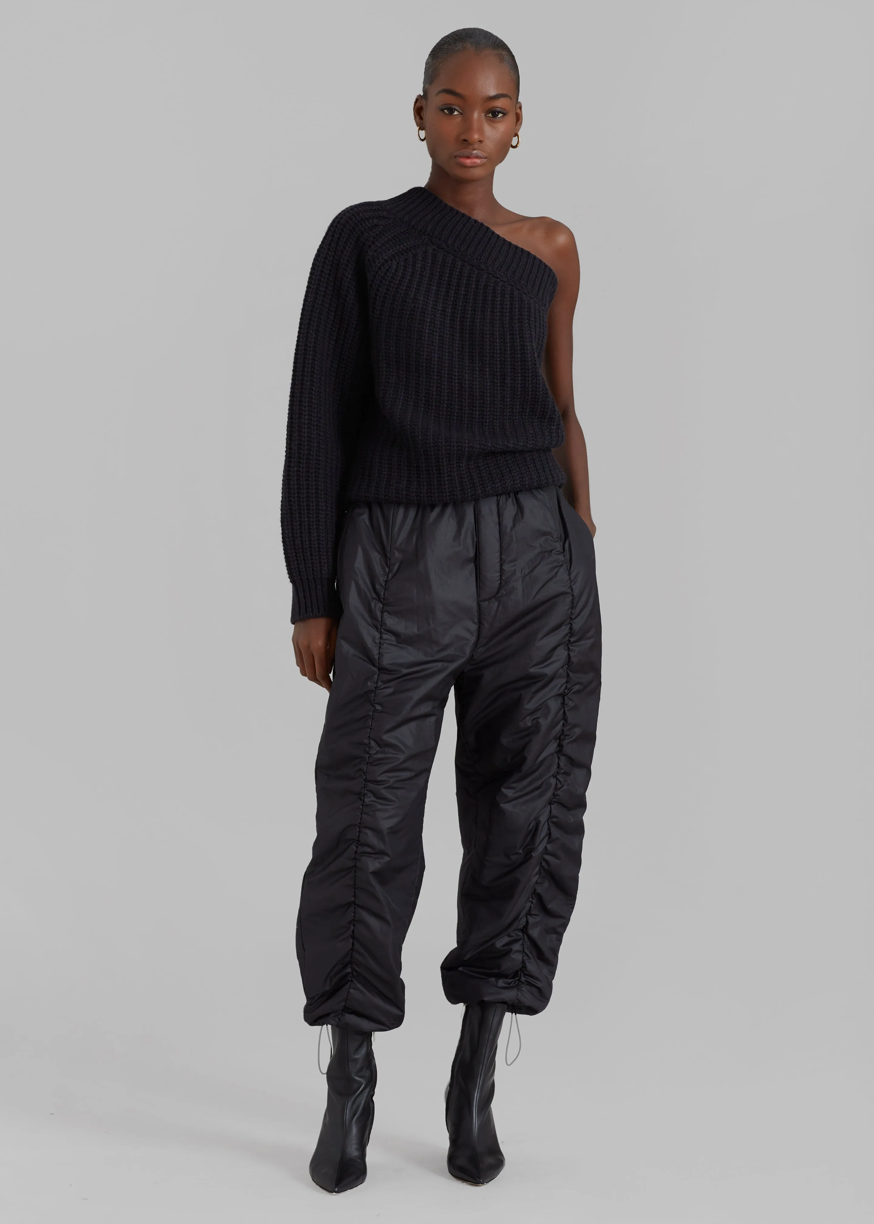 Pansy One Shoulder Knit Top - Black sold by Frankie Shop product image thumbnail 3