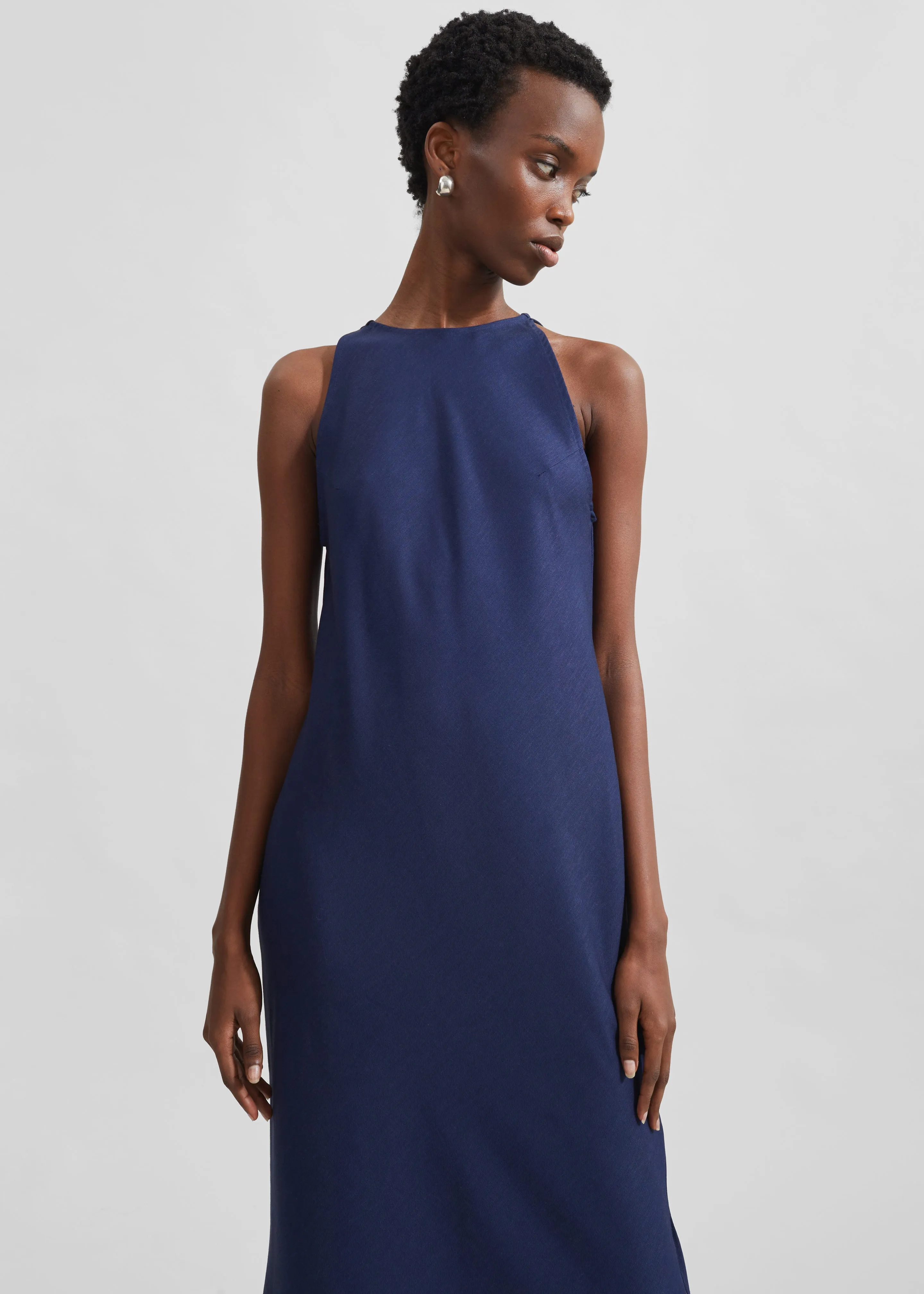 Skien Halterneck Maxi Dress - Blue sold by Frankie Shop product image thumbnail 2