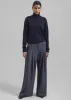 Regina Pleated Trousers - Grey sold by Frankie Shop
