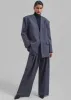 Regina Pleated Trousers - Grey sold by Frankie Shop