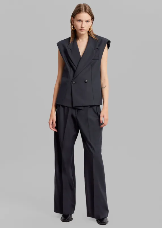 Opp Suit Pants - Dark Navy made by Frankie Shop