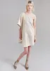 Gloria Sequins One Shoulder Dress - Cream sold by Frankie Shop