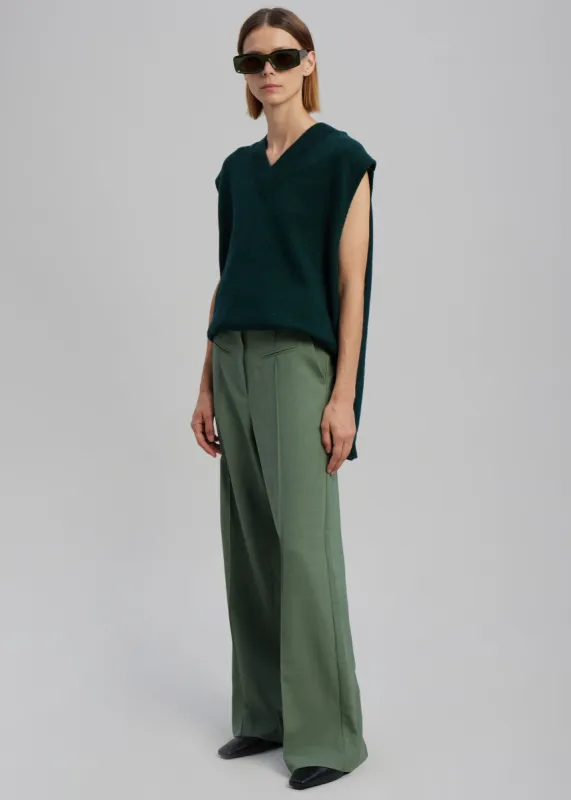 Cornelia Pants - Green sold by Frankie Shop