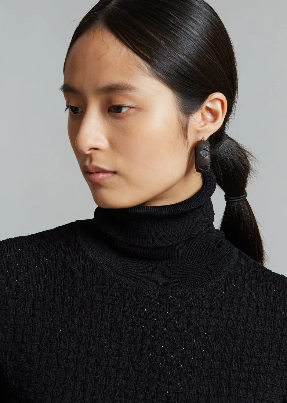 Nanushka Peri Turtleneck Bodysuit - Black sold by Frankie Shop product image thumbnail 2