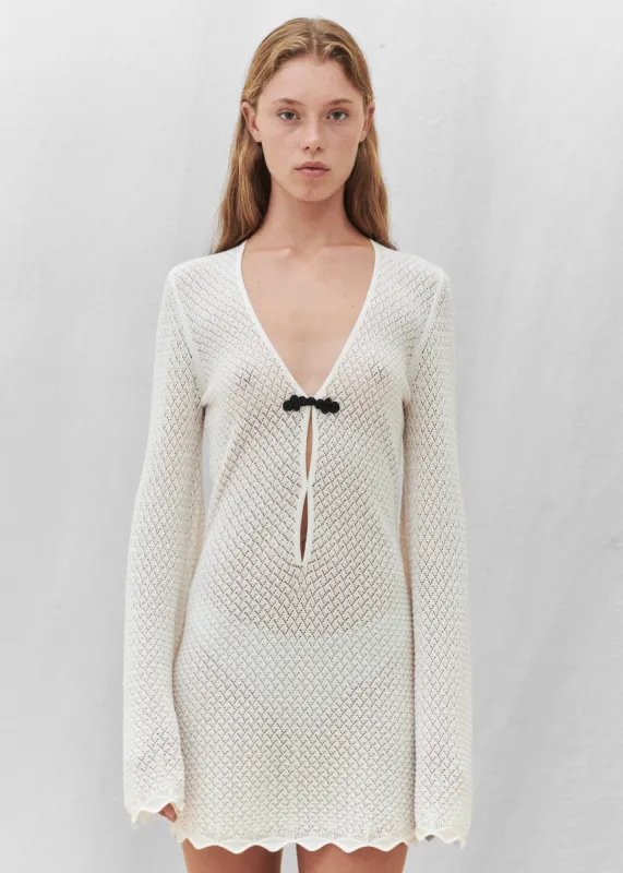 The Garment Tanzania Short Dress - Cream sold by Frankie Shop