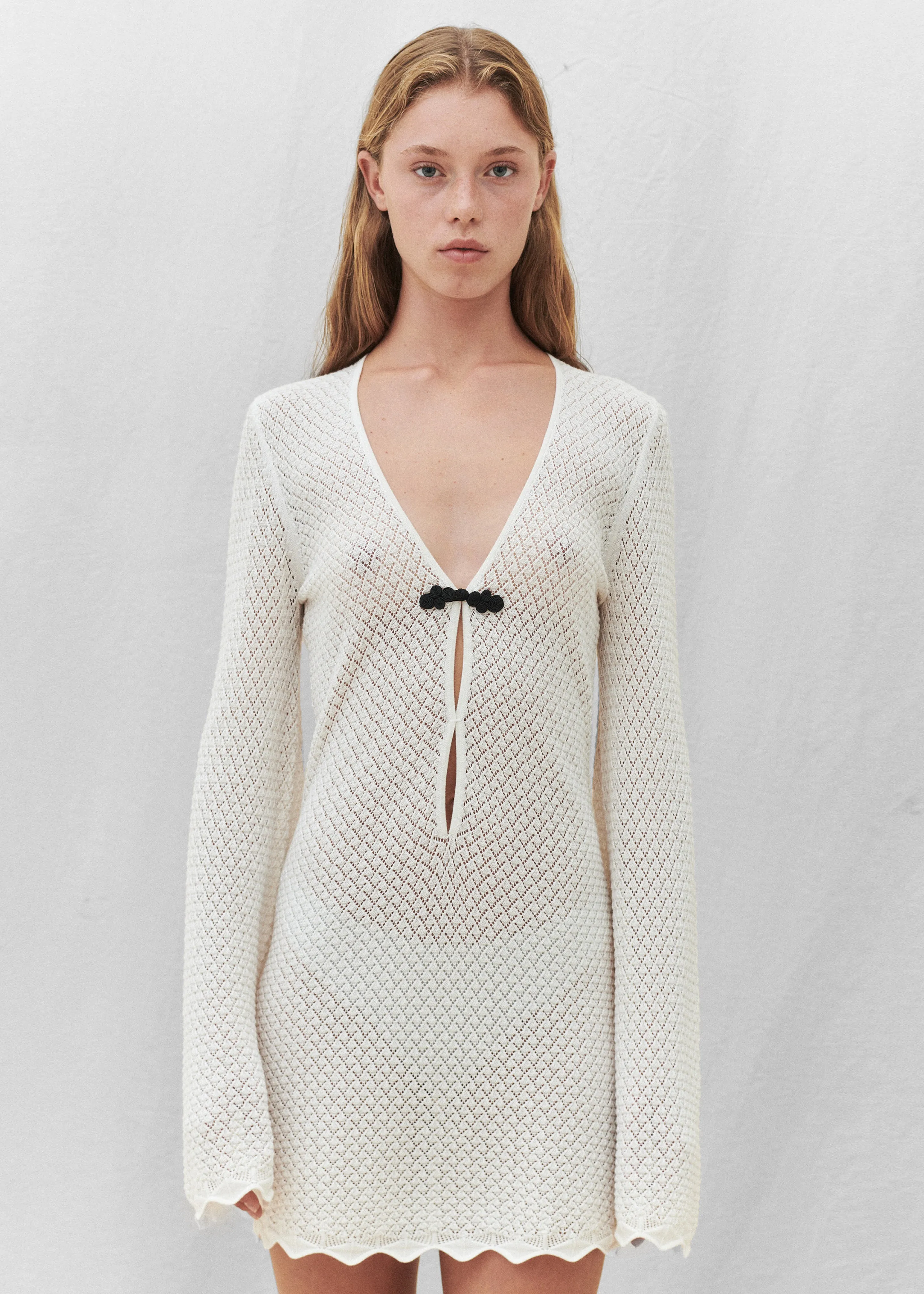 The Garment Tanzania Short Dress - Cream sold by Frankie Shop