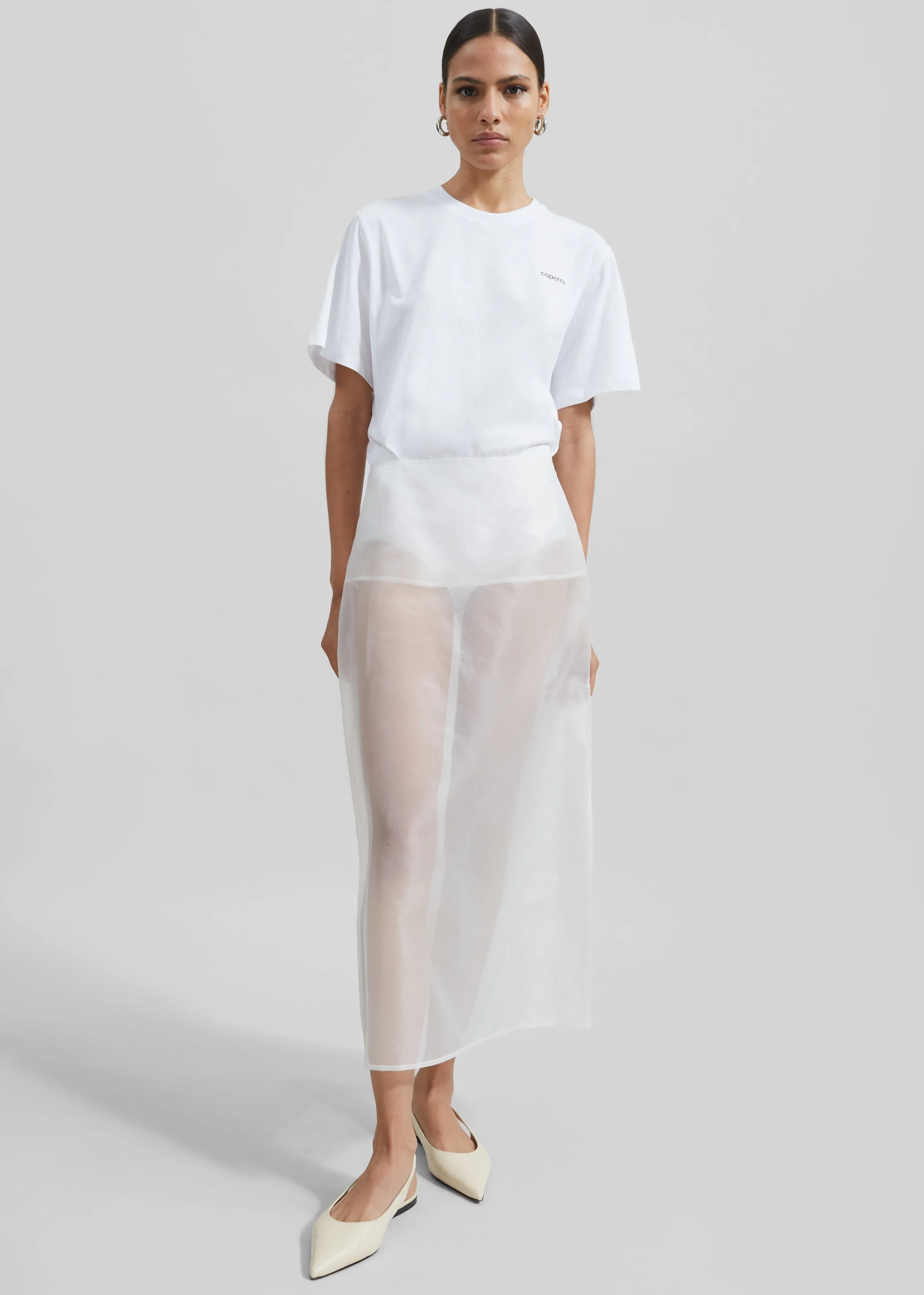 Coperni T-Shirt Bodysuit - White sold by Frankie Shop product image thumbnail 2