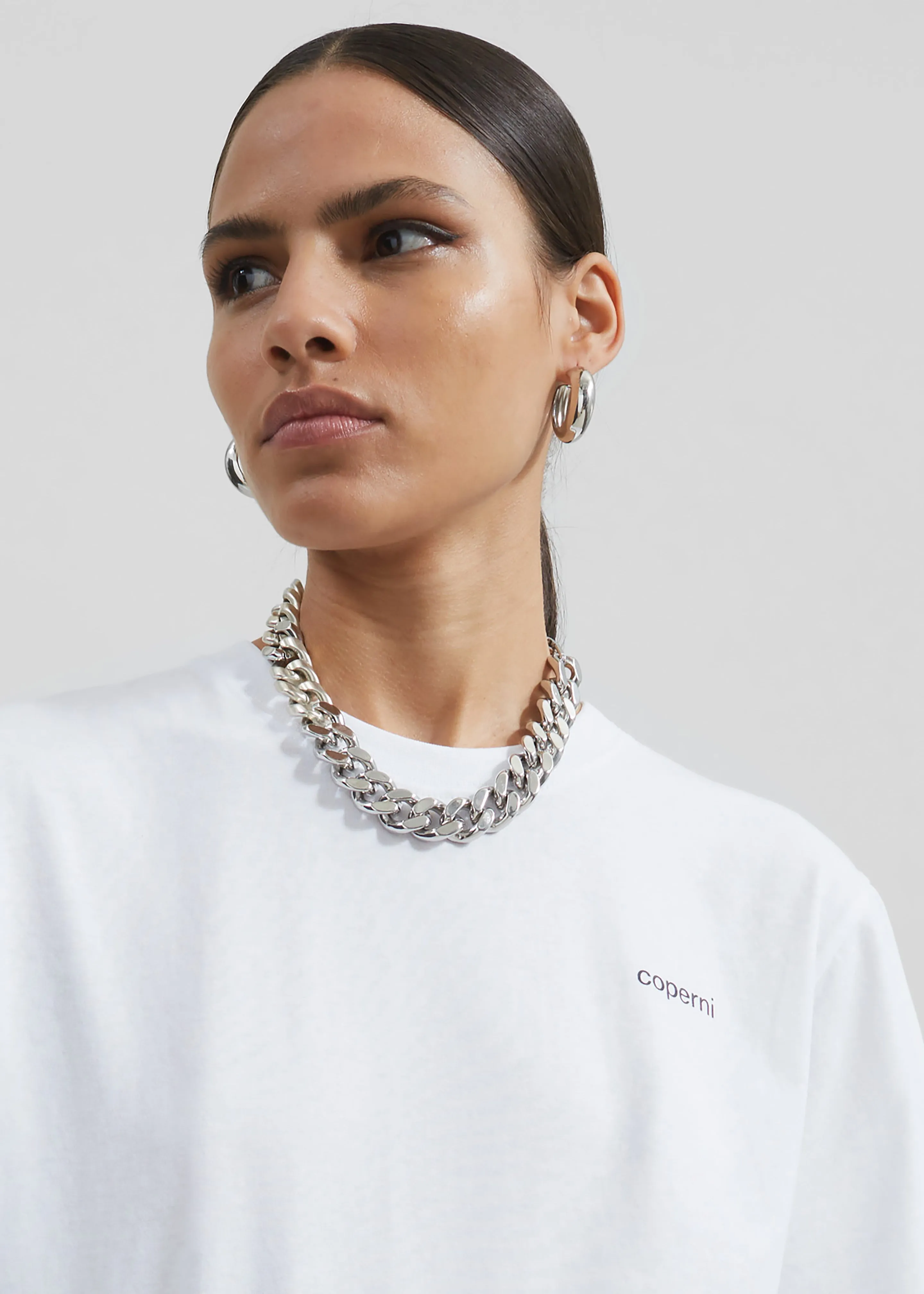 Coperni T-Shirt Bodysuit - White sold by Frankie Shop product image thumbnail 4