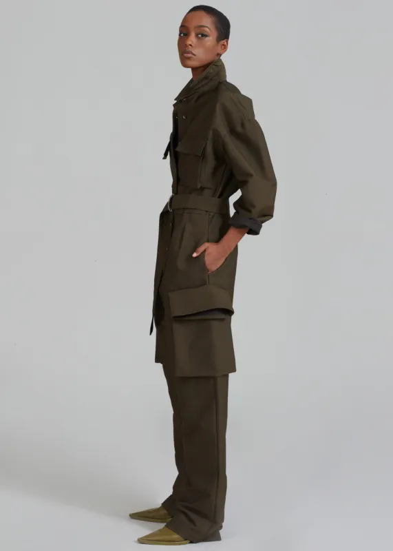 Linda Jumpsuit - Olive sold by Frankie Shop