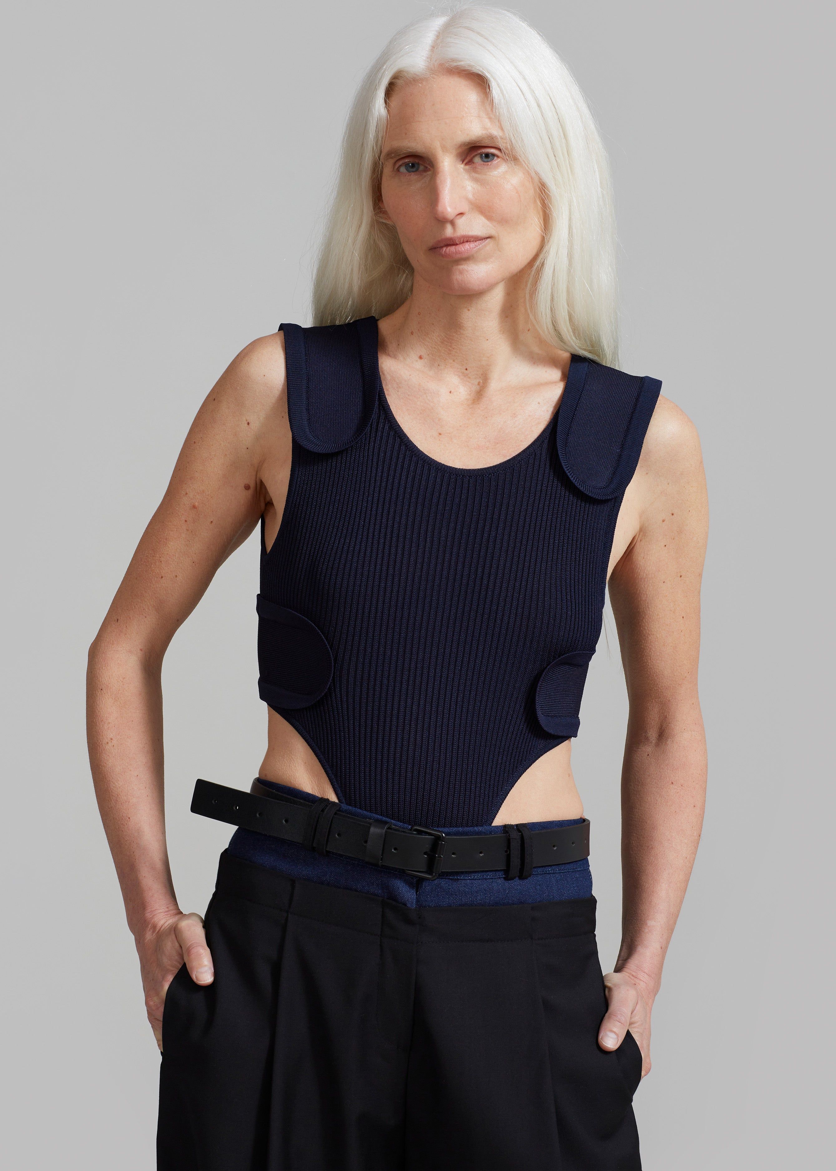 Bevza "Bronik" Bodysuit - Dark Ink Navy sold by Frankie Shop product image thumbnail 6